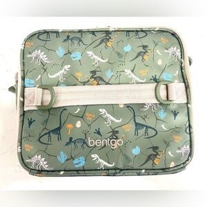 Bentgo Kids Prints Lunch Bag- Dino Fossils Print. Food picks included!